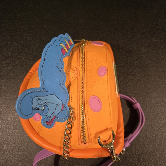 StitchShoppe Loungefly Alice In Wonderland CaterpillerMushroom CrossbodyBag NWOT - Picture 6 of 15